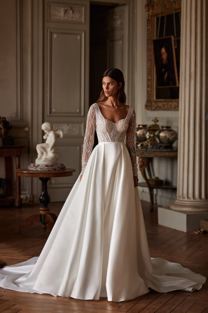 Vestidos de novia corte A